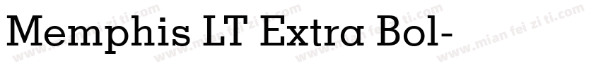 Memphis LT Extra Bol字体转换
